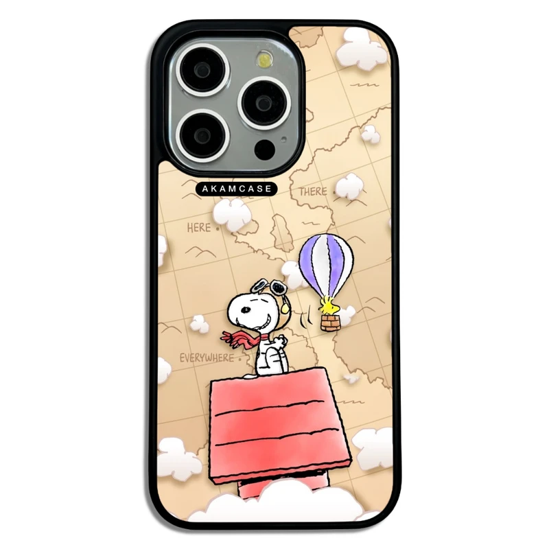 کاور آکام مدل AMC-WA15PRO-SNOOPY-24 مناسب برای گوشی موبایل اپل iPhone 15 Pro