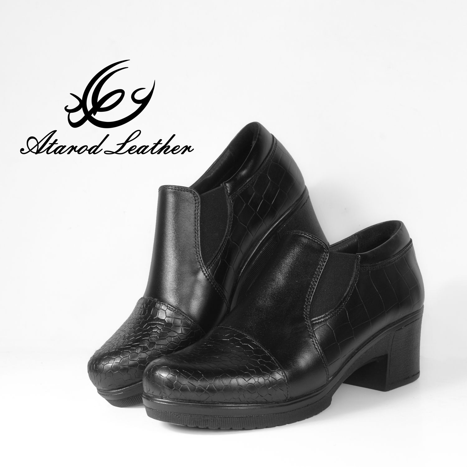 کفش زنانه چرم عطارد مدل چرم طبیعی کد SH104 -  - 10