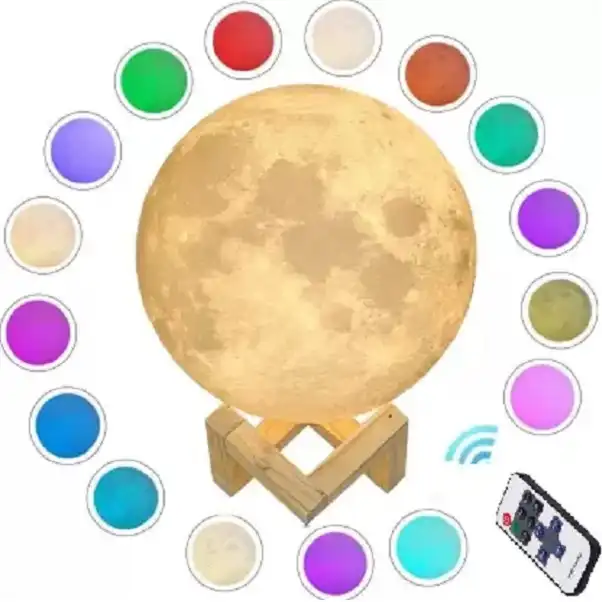 آباژور رومیزی مدل کره ماه کد L7