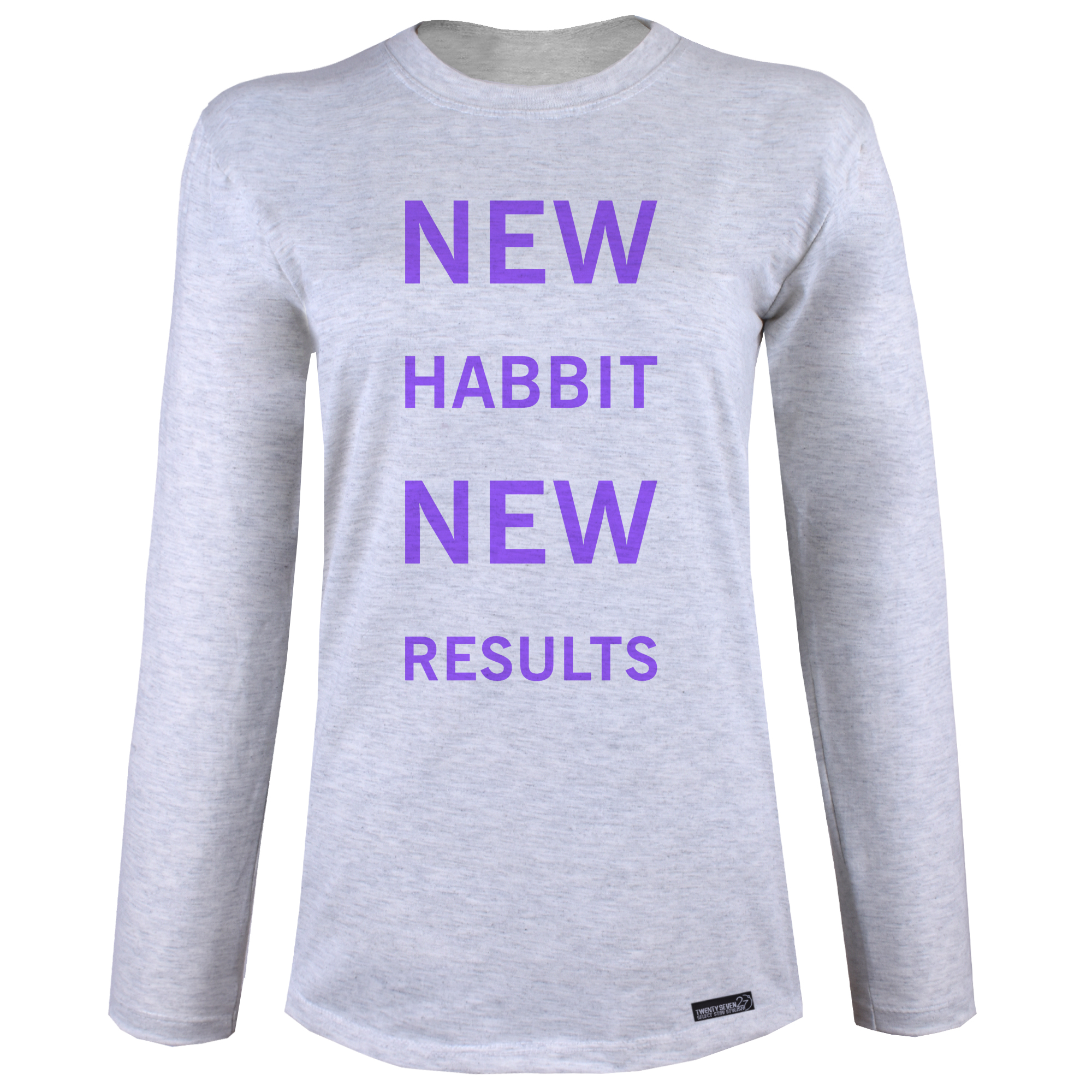 تی شرت آستین بلند زنانه 27 مدل New Habbit کد MH1537