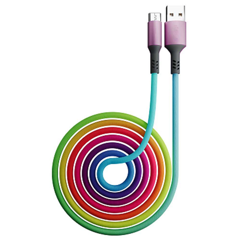 کابل تبدیل MicroUSB به USB مدل Color 01 طول 1 متر