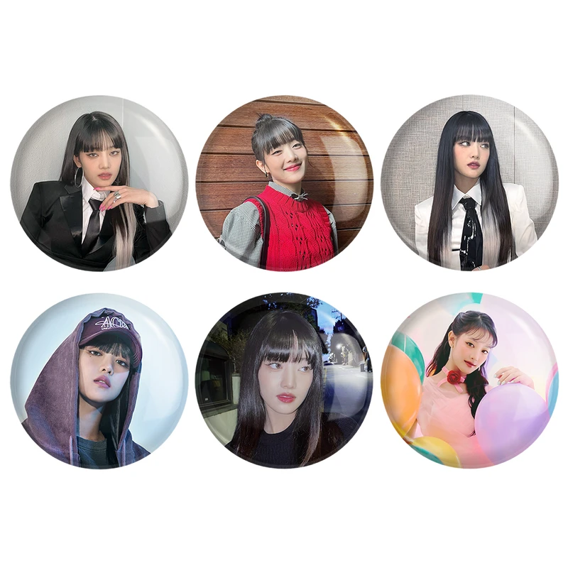 مگنت خندالو مدل مینی گروه جی آیدل GIdle کد 1129B مجموعه 6 عددی