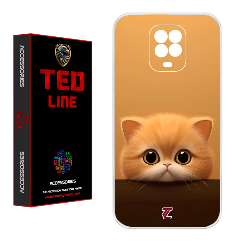 کاور تدلاین طرح گربه کد 1174 مناسب برای گوشی موبایل شیائومی Redmi Note 9S / Note 9 Pro