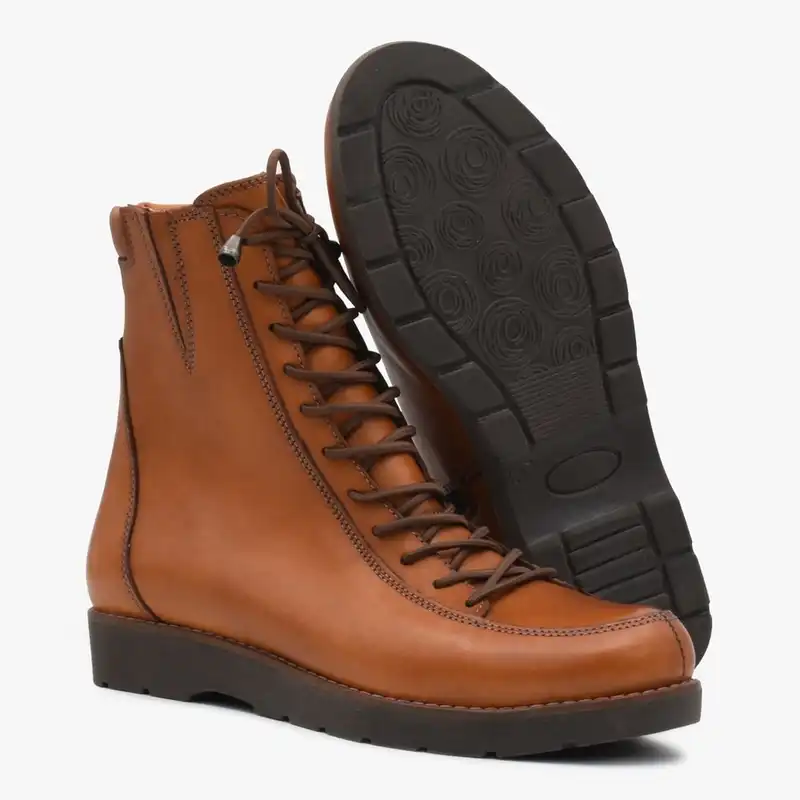 نیم بوت زنانه چرم تهران مدل L10A