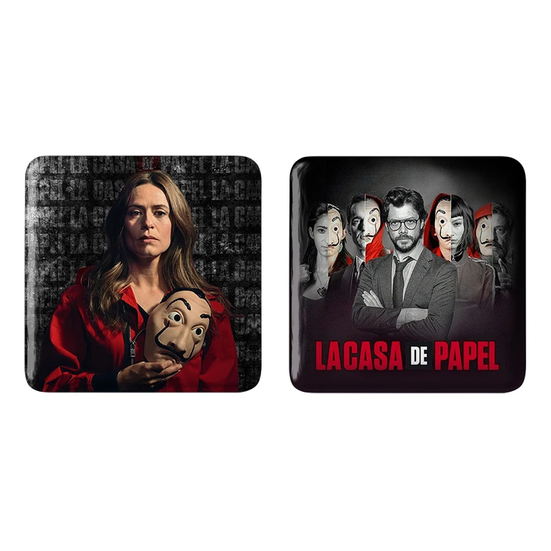مگنت خندالو مدل راکل موریو سریال Money Heist کد 32253243 مجموعه 2 عددی