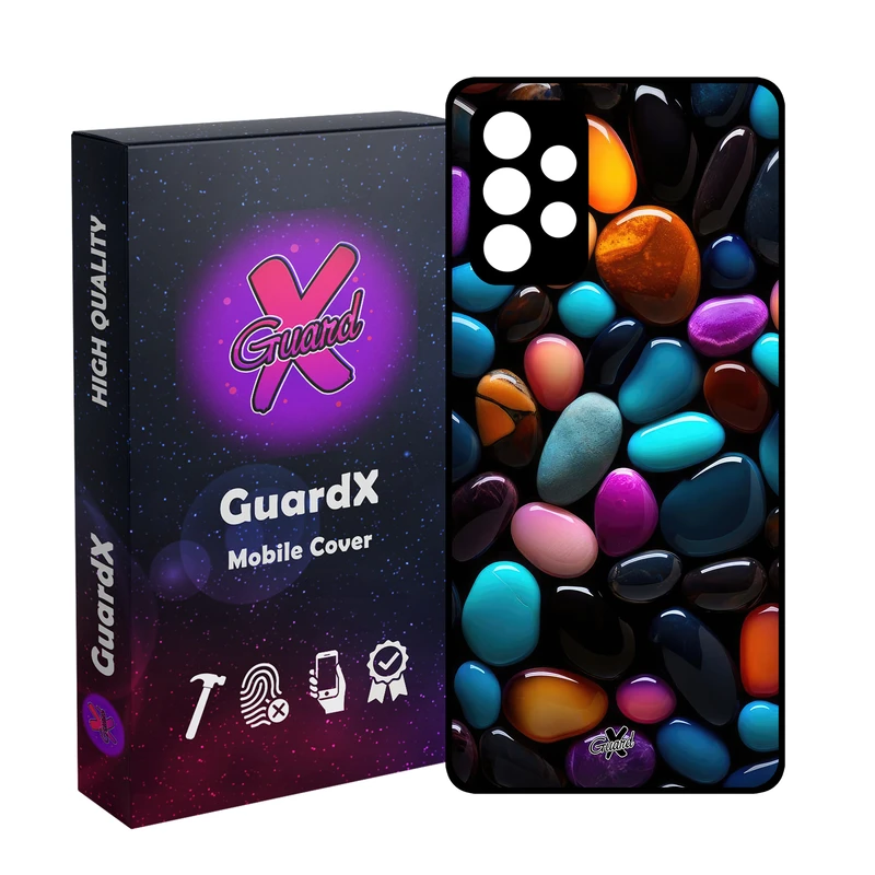 کاور گارد ایکس طرح سنگ مدل Glass10710 مناسب برای گوشی موبایل سامسونگ Galaxy A32 4G