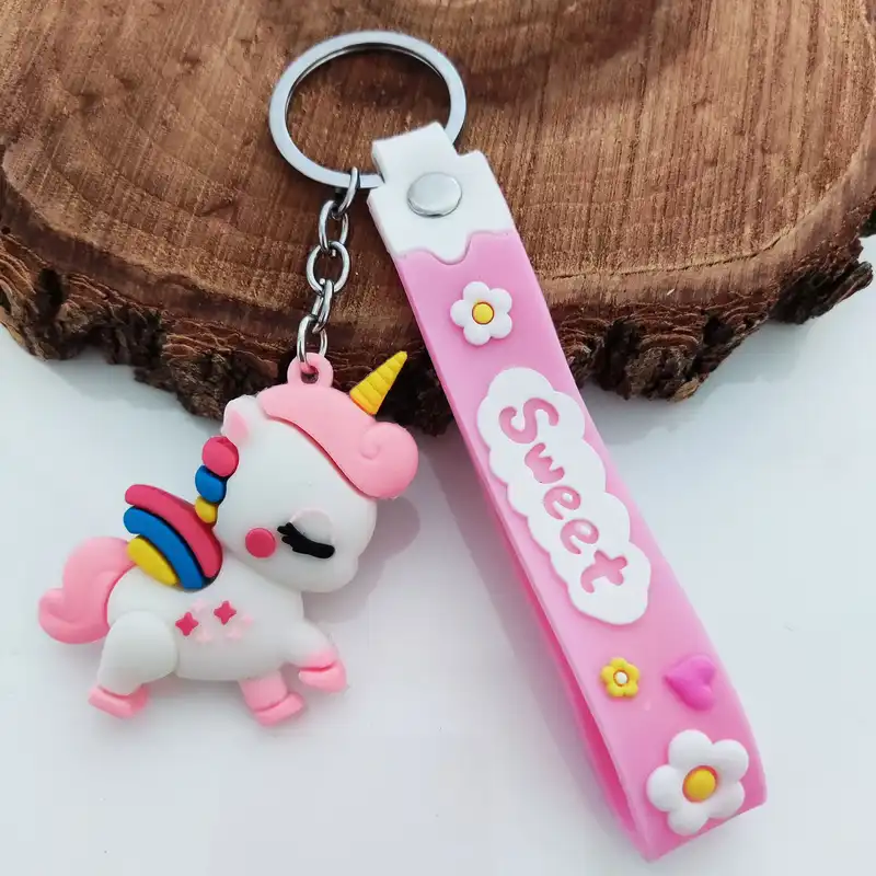 جاکلیدی مدل سیلیکونی طرح یونیکورن اسب تک شاخ و ستاره کد DB22