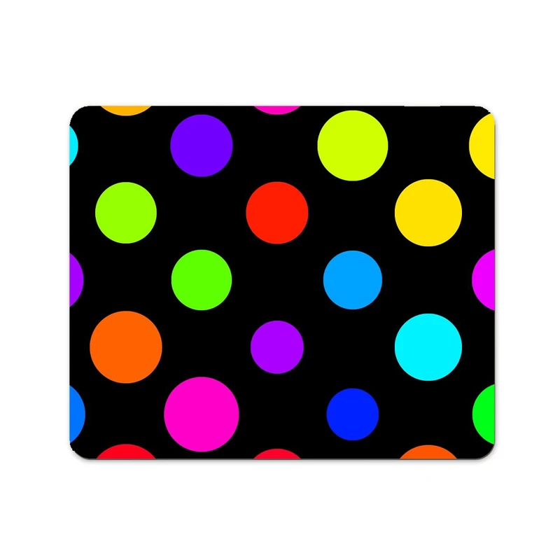 ماوس پد پاد آفرین طرح دایره های رنگی کد 734 سایز 19*24 سانتی متر