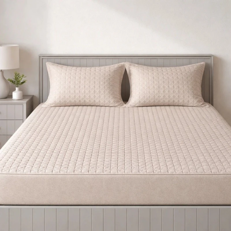 سرویس ملحفه 2 نفر 3 تکه مدل مخمل گلدوزی شده ترک سایز 200*160 سانتی متر