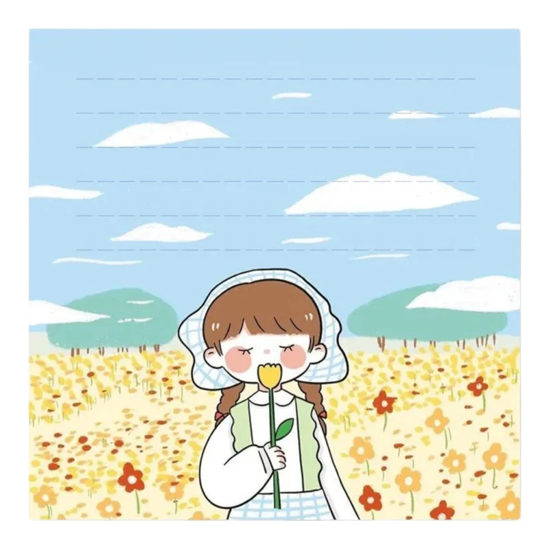 کاغذ یادداشت پانداک مدل A9 سایز 10*10 سانتی متر بسته 2 عددی