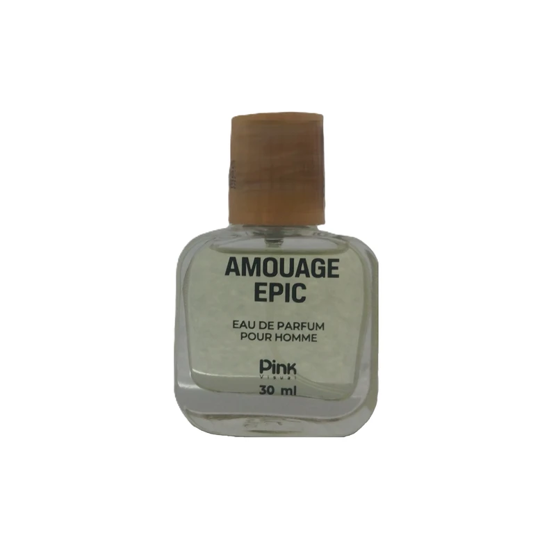 عطر جیبی پینک ویژوآل مدل AMOUGE EPIC با رایحه خنک حجم 30 میلی‌لیتر