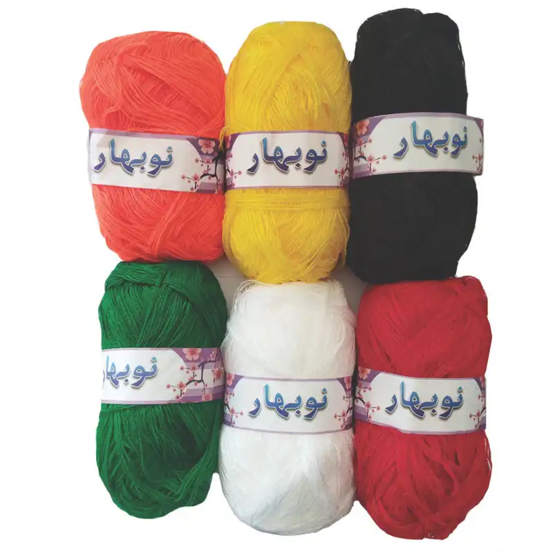 کاموا نوبهار مدل قلاب بافی کد TA04 بسته 4 عددی