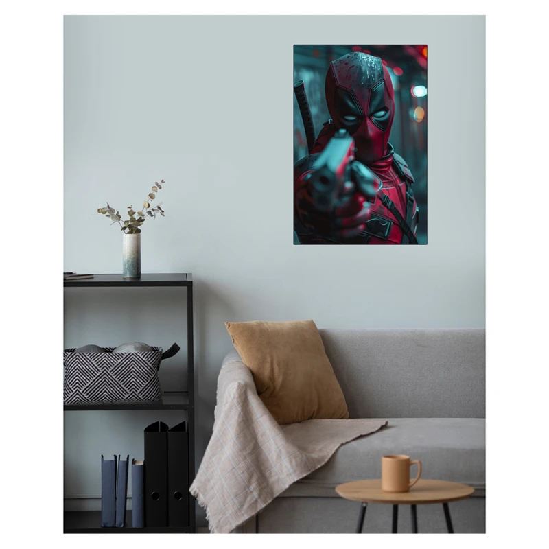 پوستر گوفی مدل ددپول سوپر هیرو مارول طرح DeadPool Marvel Hero کد GUN258