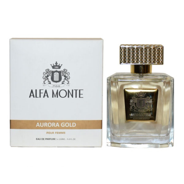 ادو پرفیوم زنانه آلفا مونته مدل Aurora Gold حجم 100 میلی لیتر