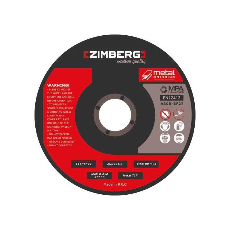 صفحه سنگ ساب آهن زیمبرگ مدل Z-1156