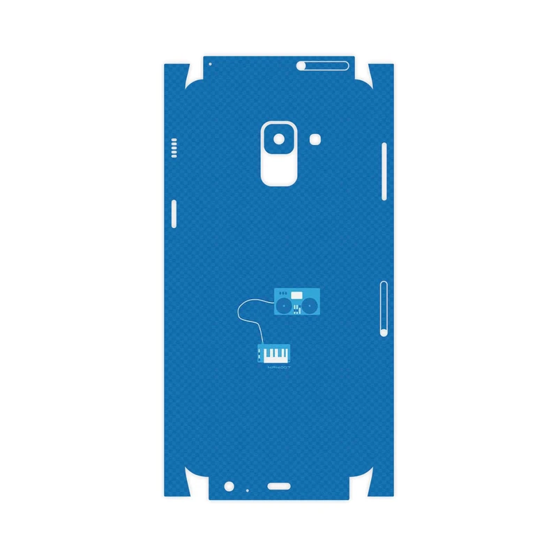 برچسب پوششی ماهوت مدل Minimal DJ Icon-FullSkin مناسب برای گوشی موبایل سامسونگ Galaxy A8 2018