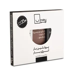 پروتئین بار و انرژی بار نوبو - 45 گرم بسته 3 عددی