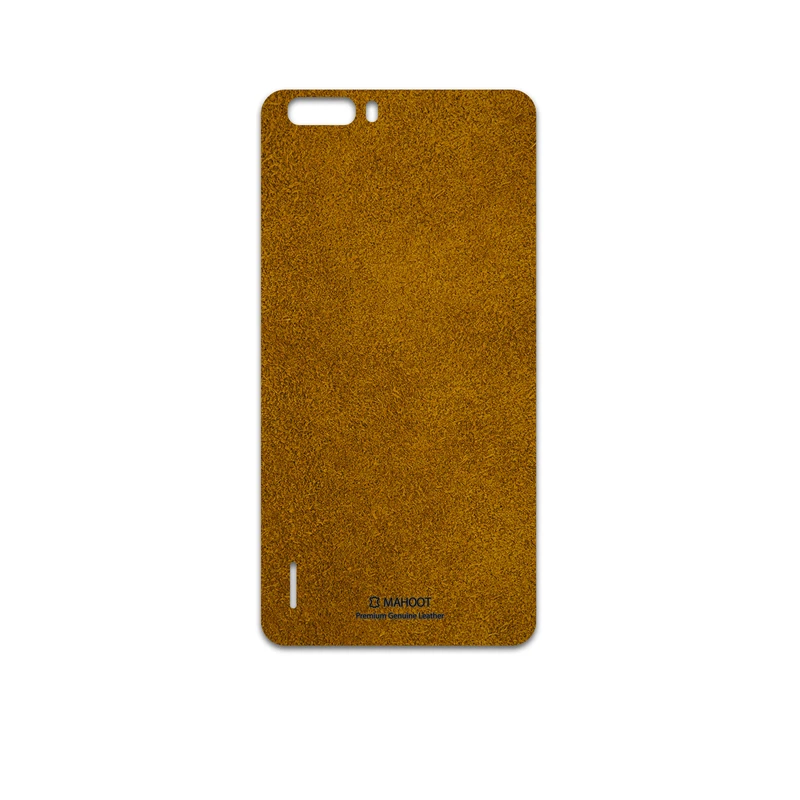 برچسب پوششی ماهوت مدل Brown-Chamois-Leather مناسب برای گوشی موبایل آنر 6 Plus