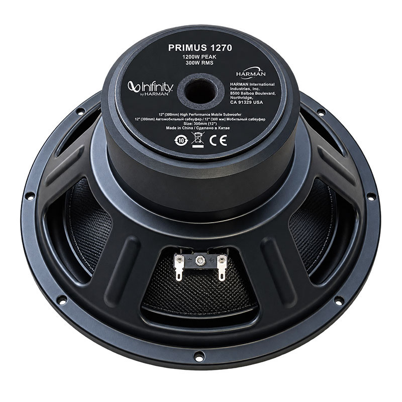 ساب ووفر پشت خودرو اینفینیتی مدل PRIMUS 1270 سایز 12 اینچ