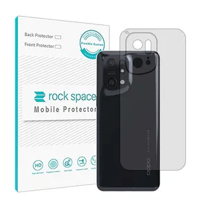 Transparent Rockspace HyGEL model phone back protector suitable for Oppo find x5 pro mobile phone