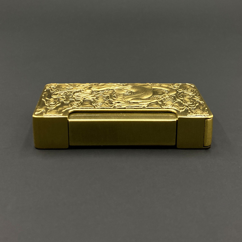 فندک مدل دو اتمه طرح اژدها کد DKD-868