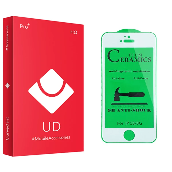 محافظ صفحه نمایش سرامیکی یو دی مدل +PRO مناسب برای گوشی موبایل اپل iPhone 5s