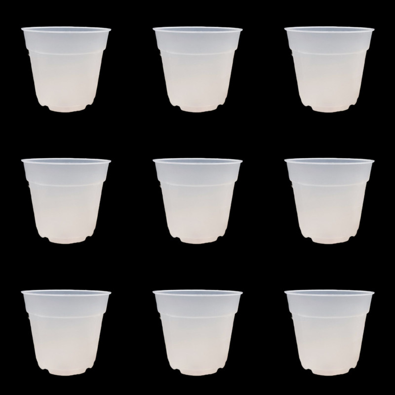 گلدان مدل ارکیده کد 12cm بسته 9 عددی