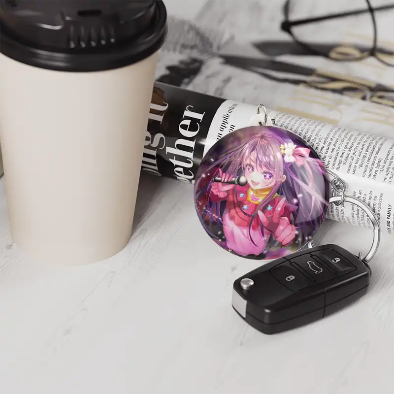 جاکلیدی خندالو مدل هوشینو انیمه اوشی نو کو ستاره من Oshi No Ko کد 27476