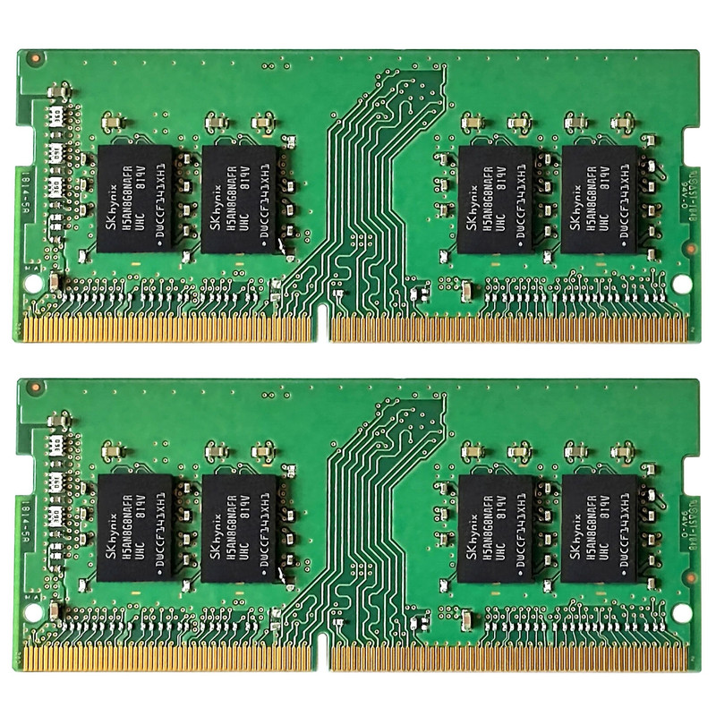 رم لپ تاپ DDR4 تک کاناله 2400 مگاهرتز CL17 اس کی هاینیکس مدل PC4-2400 ظرفیت 8 گیگابایت بسته دو عددی