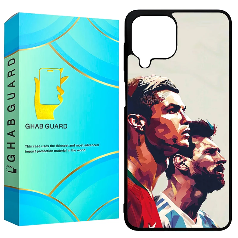کاور قاب گارد طرح رونالدو و مسی مدل GCHPA224 مناسب برای گوشی موبایل سامسونگ Galaxy A22 4G / M22 4G / M32 4G