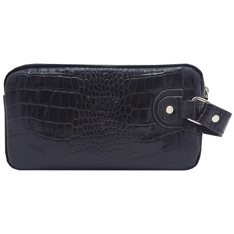 کیف دستی چرمی آسو مدل شوزبگ طرح کروکو