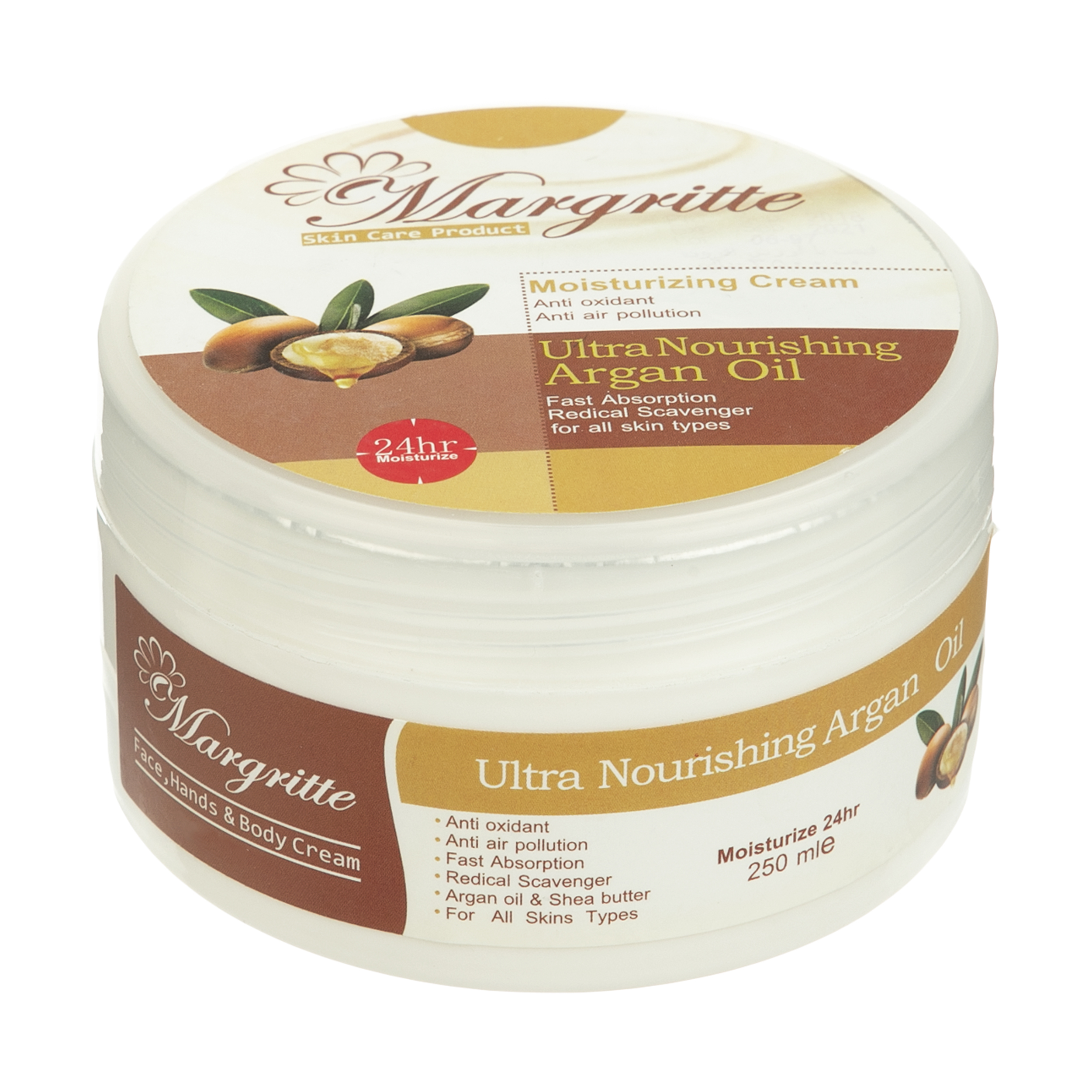 کرم مرطوب کننده مارگریت مدل Nltra Nourishing Argan Oil حجم 250 میلی لیتر
