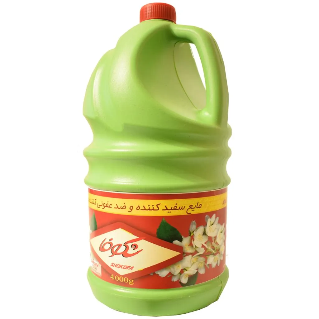 مایع سفید کننده شکوفا مدل M-1 حجم 4000 میلی لیتر
