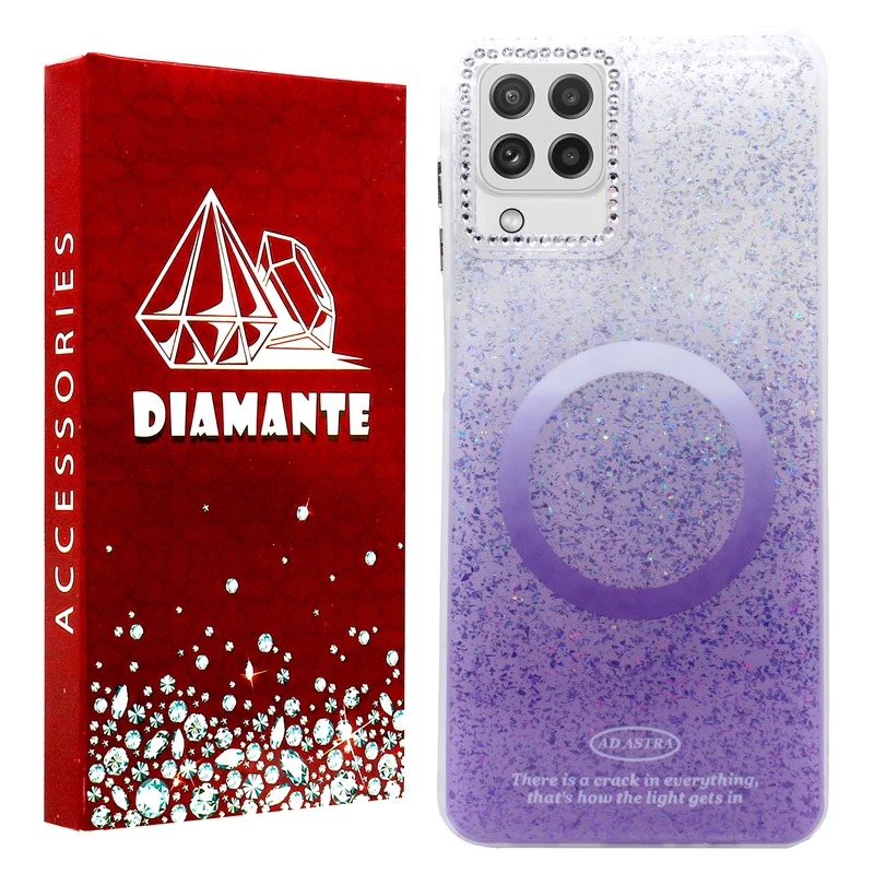 کاور دیامانته مدل Rainbow Rd مناسب برای گوشی موبایل سامسونگ Galaxy F12