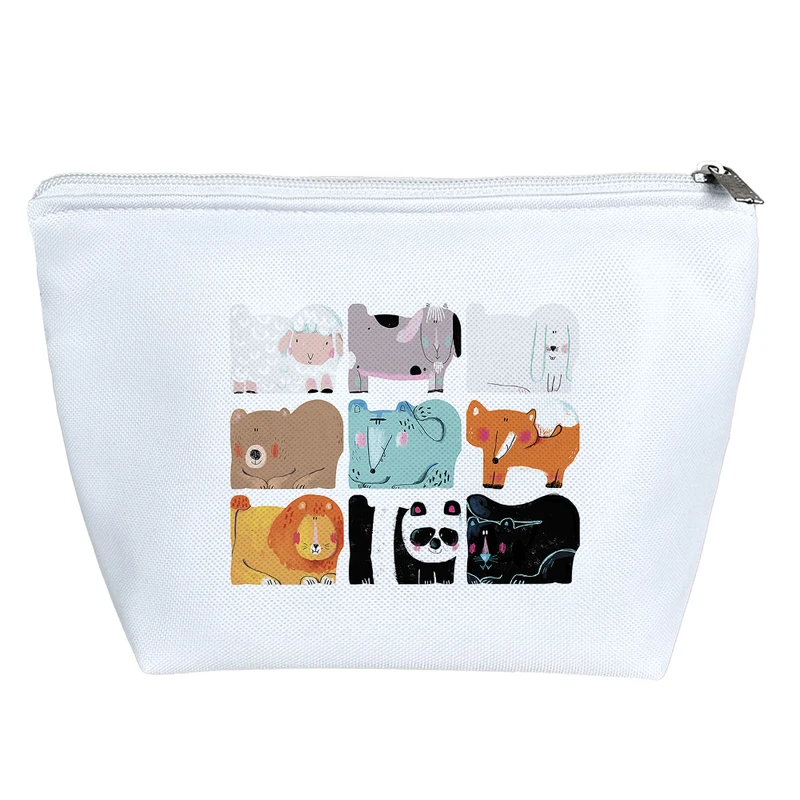 کیف لوازم آرایش دخترانه خندالو مدل حیوانات بامزه کد H1840