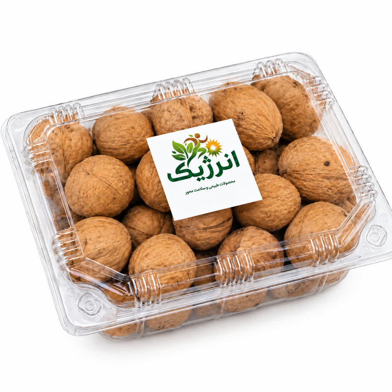 گردو با پوست خام قم انرژیک - 350 گرم