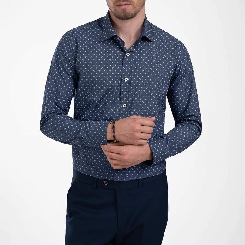 پیراهن آستین بلند مردانه ام کی مدل 1866