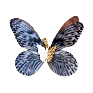 آویز گردنبند طلا 18 عیار زنانه مدل پروانه کد K78