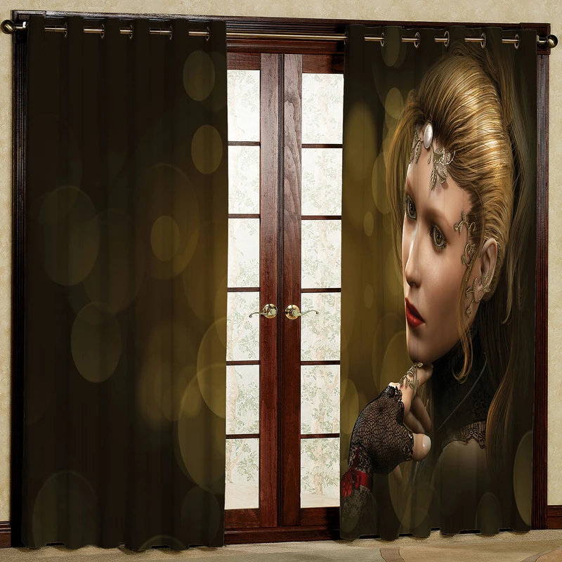  پرده مدل مخمل پانچی کد 2522 سایز 140x280 سانتی متر