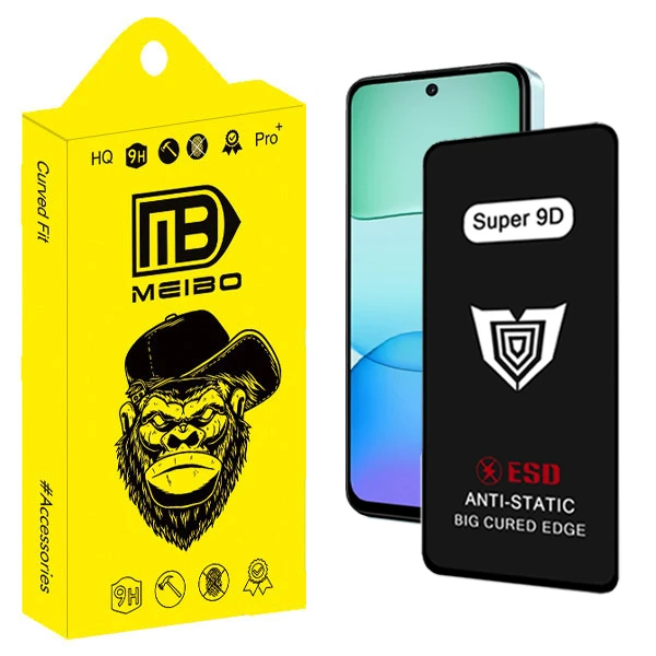 محافظ صفحه نمایش میبو مدل Super 9D Guard مناسب برای گوشی موبایل شیائومی Redmi 12 / 13