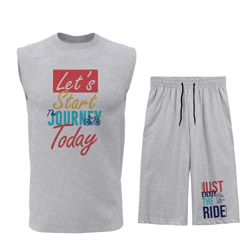 ست تاپ و شلوارک مردانه مدل T113G