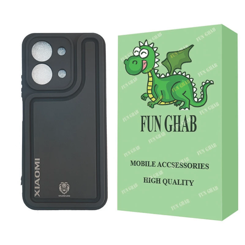 کاور فان قاب مدل سولدا طرح LION مناسب برای گوشی موبایل شیائومی Redmi 15C