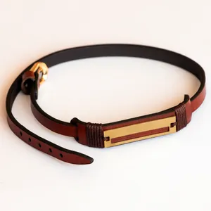 دستبند مردانه مدل مستطیل کد tdmd164