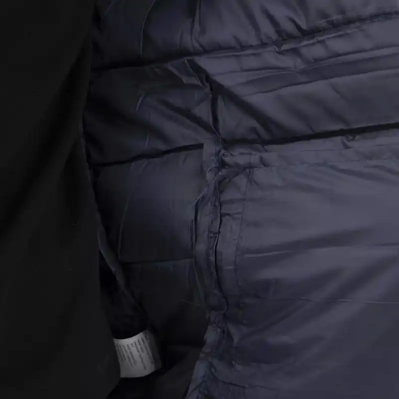 کاپشن مردانه جوتی جینز مدل کلاهدار کد 122132 رنگ سرمه‌ای تیره