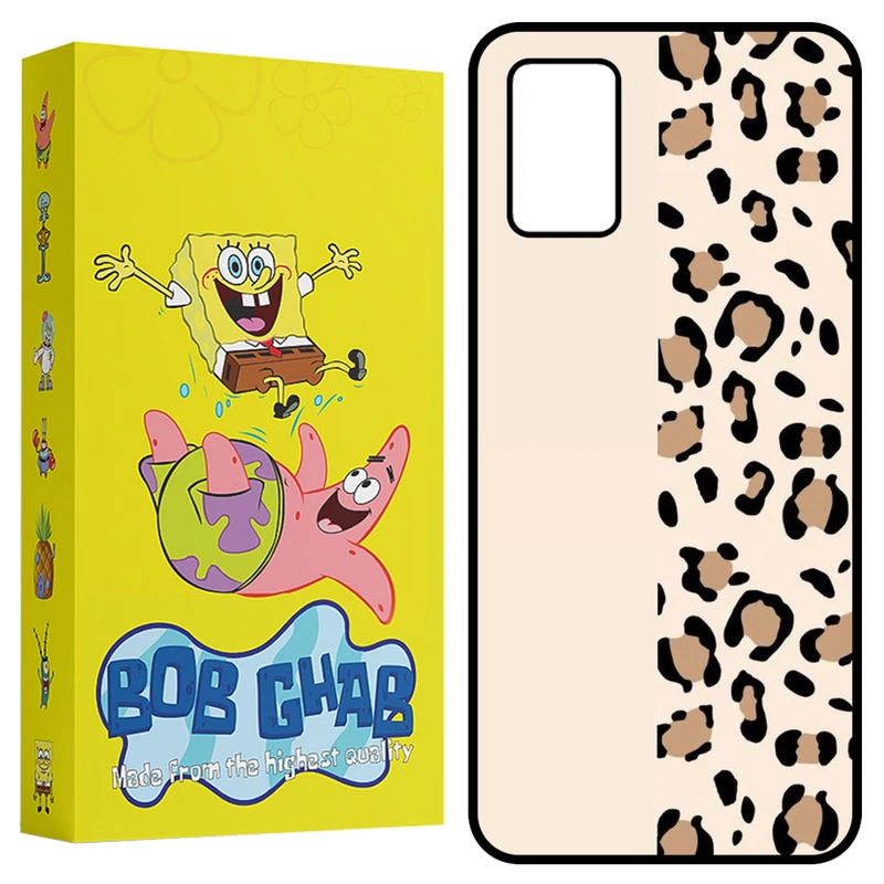 کاور باب قاب طرح پلنگ مدل BCPA03S مناسب برای گوشی موبایل سامسونگ Galaxy A02s / M02s / A03s / F02s 