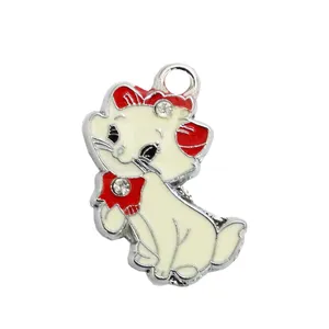 آویز گردنبند مدل کیتی نگین دار کد AG 670