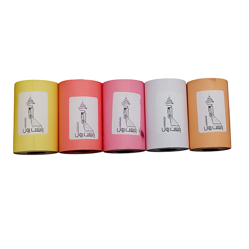 کاغذ پرینتر حرارتی پایتخت رول مدل Pos MIX14 بسته 5 عددی