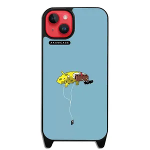 AKAM AMC-WLA15PLUS-SPONGE BOB1 Cover For Apple iPhone 15 Plus