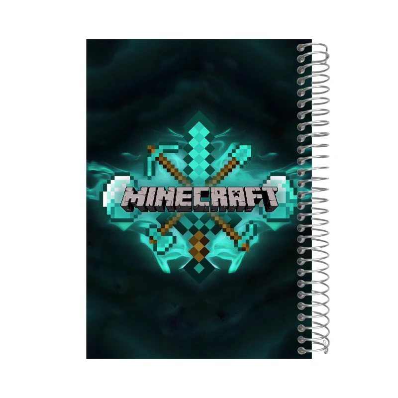 دفتر یادداشت 80 برگ نوتیوا طرح بازی ماینکرافت کد n126