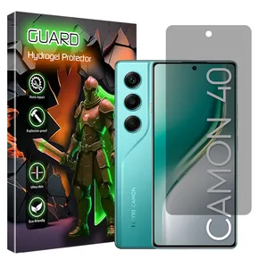 Guard Hydrogel model privacy screen protector suitable for Tecno Camon 40 mobile phone